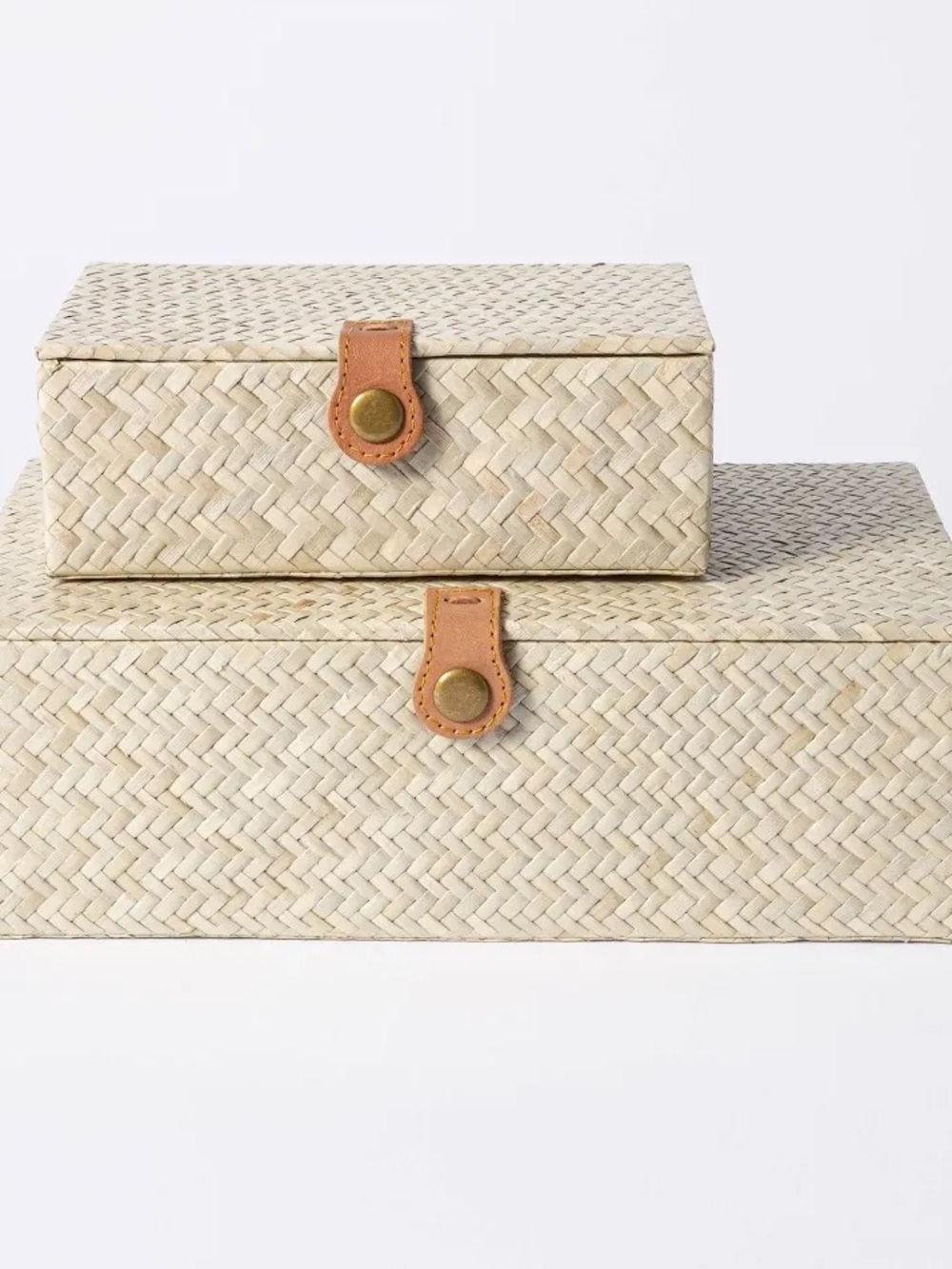 Threshold studio McGee zigzag woven box set